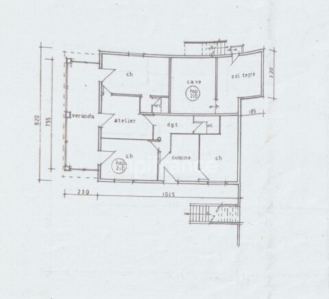   Immeuble mixte 193 m² avec cabinet indépendant – Quartier résidentiel à 10 min de l'océan SAINT JEAN DE LUZ (64) 