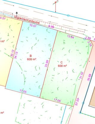  Terrain à vendre 601 m²
