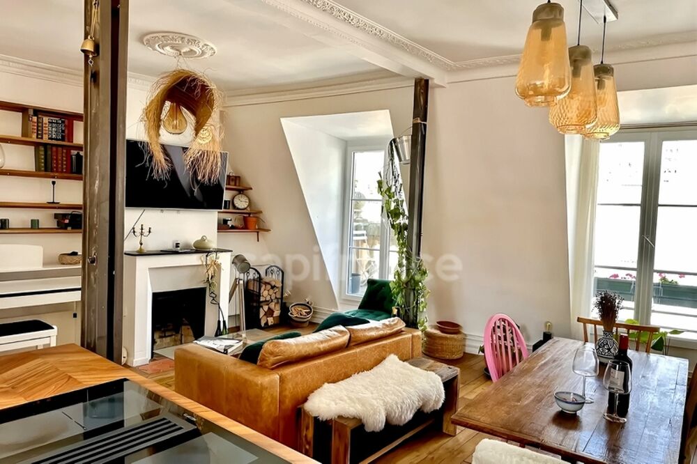 Location Appartement Appartement à louer 3 pièces PARIS 20EME ARRONDISSEMENT (75) en excellent état avec balcon au 6eme étage Paris 20