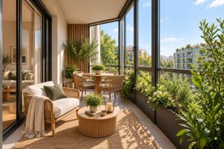 Vente Appartement T3 – BELLE LUMINOSITÉ, JARDIN D'HIVER ET GARE À 5 MIN À PIED Saint denis