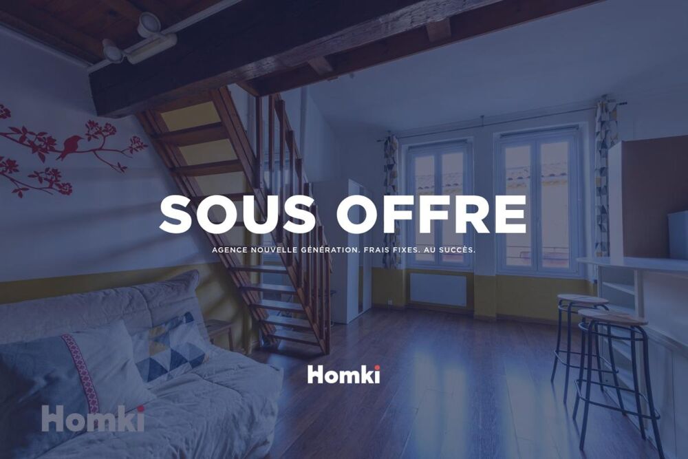 Vente Appartement Studio mezzanine meublé de 38m² Nîmes Centre-ville Nimes
