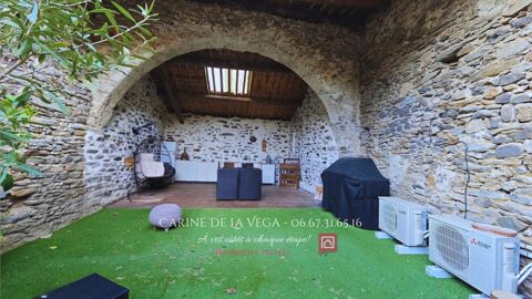   FOS (34) - Maison de village r�nov�e avec terrasse rare de 60 m� et 6 caves - 26 m� de charme Maison - 6 pi�ce(s) - 126 m�