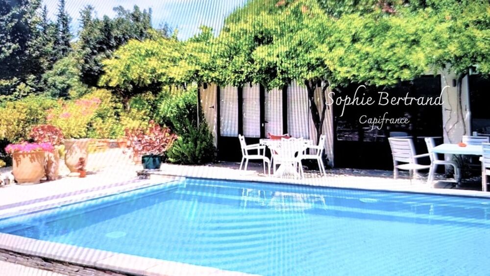 Montélimar Sud  Villa d'architecte d'exception avec T2 indépendant et piscine à débordement