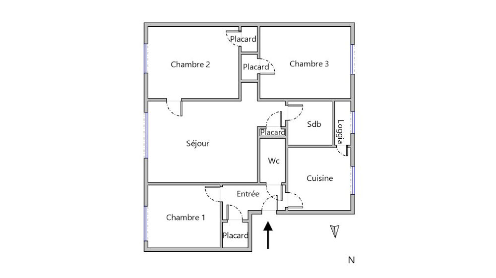 T4 64 m² Saint-Priest ? à rafraîchir ? copro rénovée