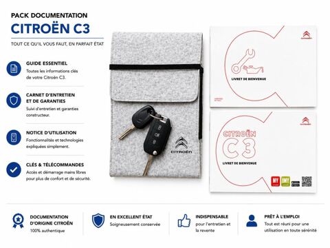 C3 1.5l B HDI 100cv Pack YOU GPS/CLIM idem 208, fiesta, clio .. 2023 occasion 60430 Abbecourt