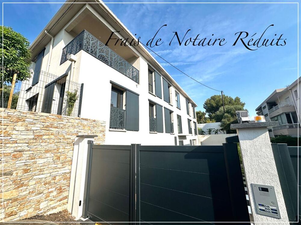 APPARTEMENT SIX FOURS LES PLAGES 3 pièces 66.50 m2 - TERRAIN 72 M² - GARAGE SOUS SOL