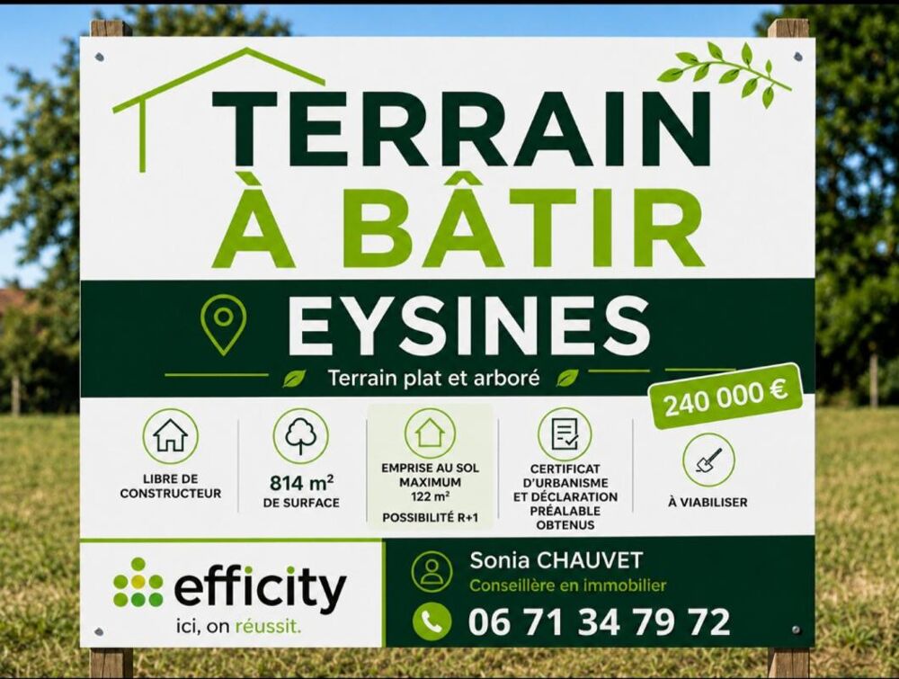 Vente Terrain Terrain Eysines