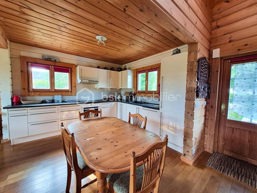 Vente Maison La Naturelle – Une maison en bois au charme fou, nichée dans son jardin à l'anglaise Plonevez du faou