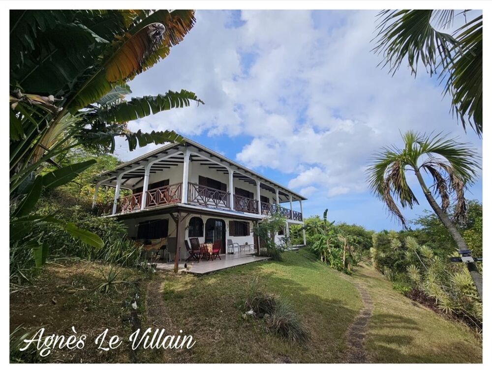 Vente Villa Villa Vue Mer Plage à Pied 4 logements + 2 Bungalows Deshaies