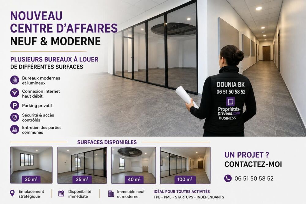   PARC ALATA- EXCLUSIVITÉ - Centre d'affaires NEUF 