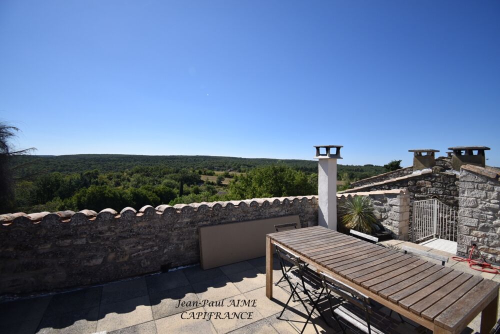 Vente Maison ISSIRAC – MAISON DE VILLAGE T3 EN PIERRE AVEC TOIT-TERRASSE ET VUE – DÉPENDANCES EN OPTION Issirac