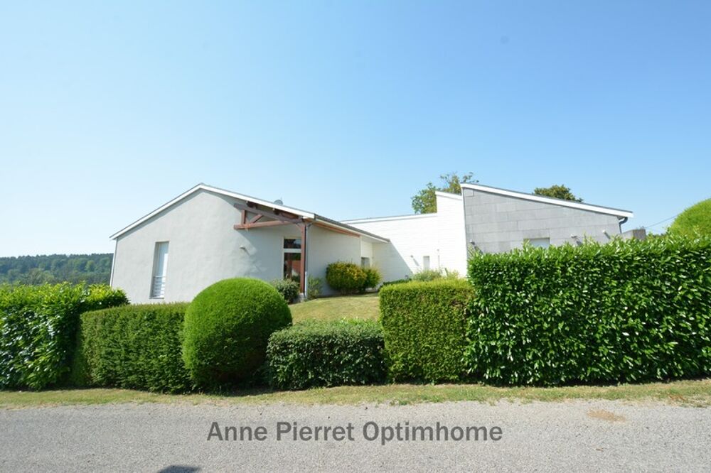 À VENDRE  Grande maison de plain-pied de 224 m² habitable (4 chambres) avec vue exceptionnelle sur forêt et plaine à Vaux-devan