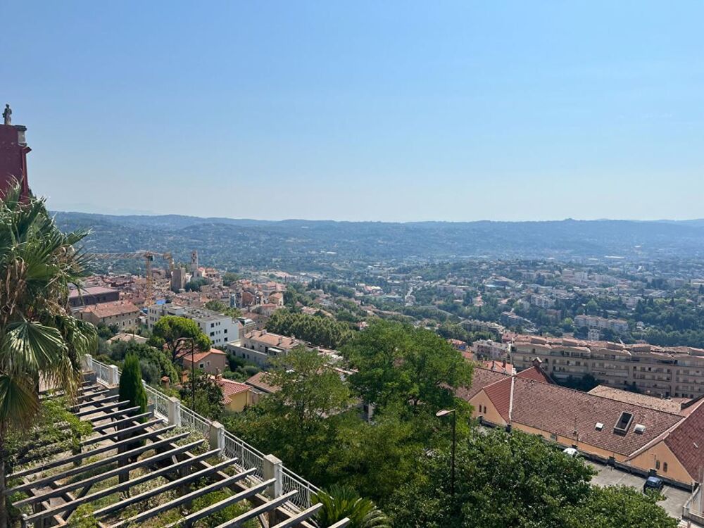 Superbe 3 pièces de 61 m2 avec terrasse de 6 m² avec vue panoramique , hauteurs de Grasse