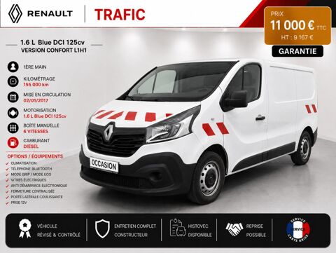 Renault Trafic 1&deg; Main 1.6 DCI 125cv Confort 3pl 2017 occasion Abbecourt 60430