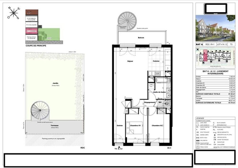 Appartement 3 pièces 67 m² · à Cabourg · 67 m² · 309 000 €