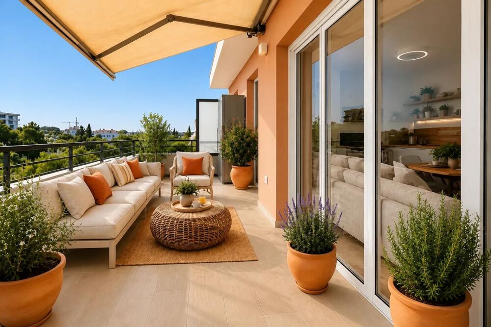 Vente Appartement T3 dernier étage, Terrasse, vue Notre-Dame de la Garde, parking, Le Cabot Marseille Marseille 9
