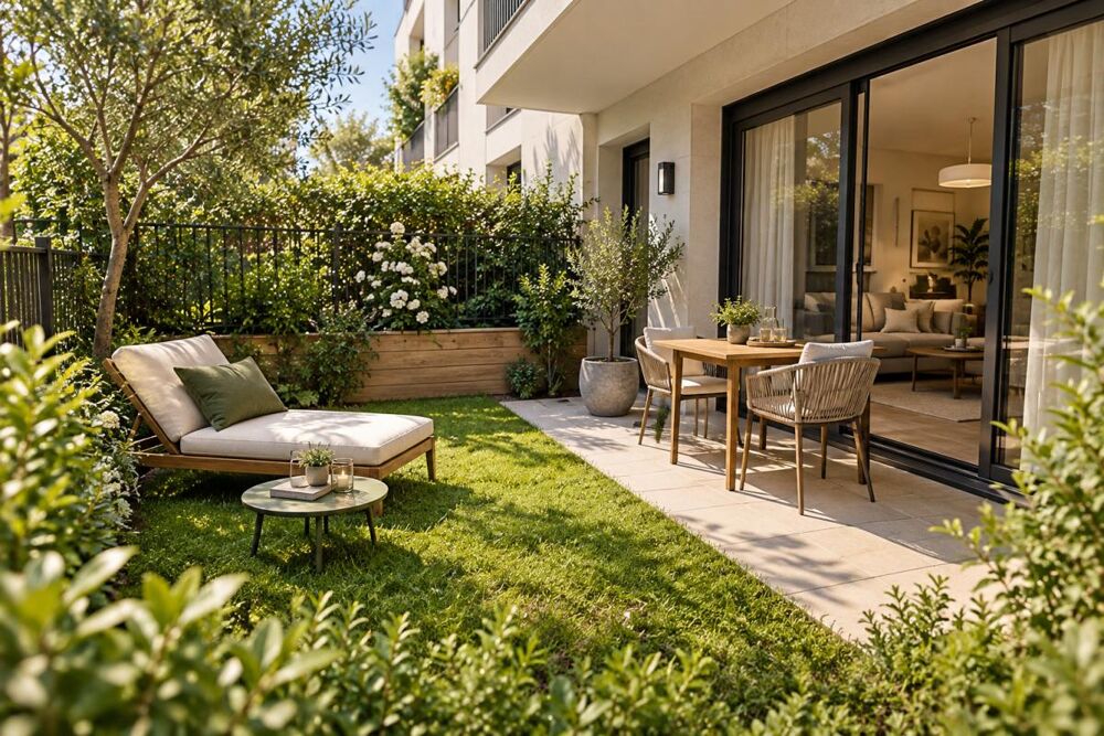 T3  REZ-DE-JARDIN EN COEUR DE VILLE