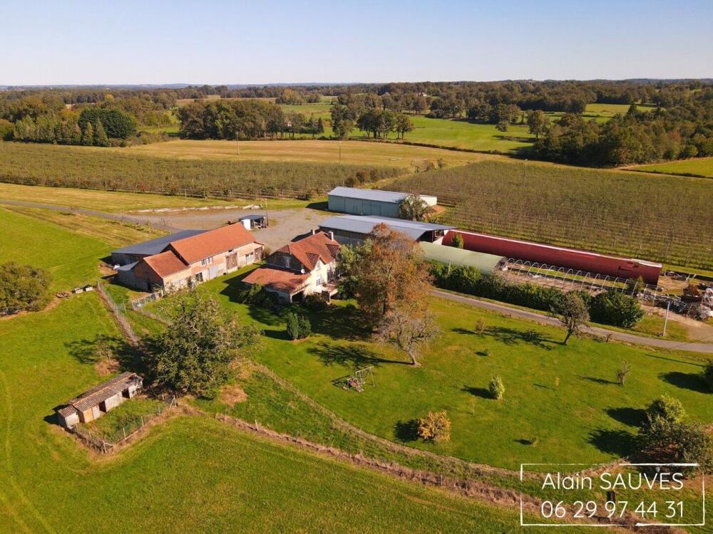 Maison et grange 265m² / 10 chs / 18 hects / dépendances / ETANG