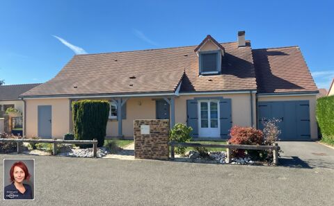   COURVILLE SUR EURE (28) - Maison 123 m², 3 chambres (plain pied), terrain clos de 625 m² Maison - 5 pièce(s) - 126 m²