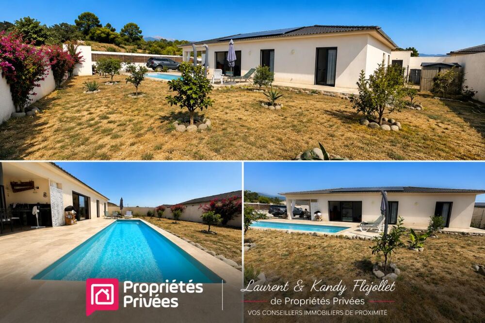 Maison neuve T3 de plain-pied - Double séjour - Piscine - Garage // SOLARO 20240 - Haute Corse 2B - FRANCE