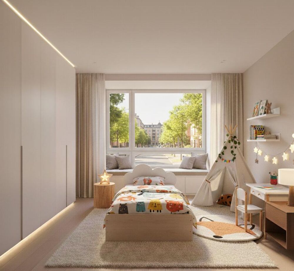 Très grand T3 avec avec balcon en dernier étage et 2 places de parking sécurisées !