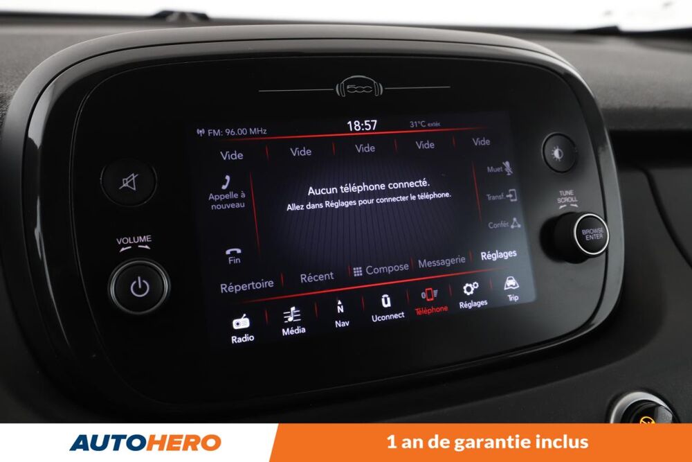 500 X 1.3 MultiJet S-Design 95 ch 2018 occasion 92130 Issy-les-Moulineaux
