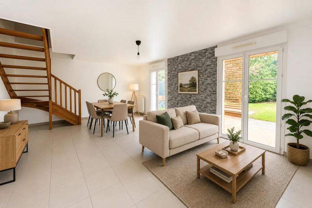 Maison 5 pièces 98m², jardin, Angerville