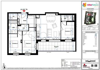  Appartement à vendre 4 pièces 82 m²