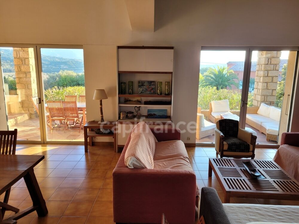Vente Maison Dpt Corse (20),  vendre OLMETO trs belle villa de 156 m2, garage de 80 m2, terrain plat 2168 m2, vue mer Olmeto