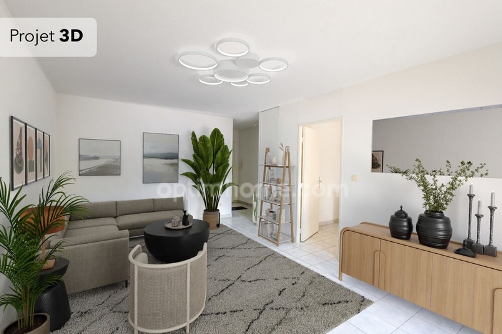 Proximité de Honfleur - Appartement de plain pied T3 avec terrasse - 65.25 m2 - 2 places de parking - Résidence avec Piscine, te