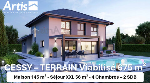   CESSY Tutegny - Maison Individuelle ARTIS 145 m² + Terrain 675 m² Maison - 5 pièce(s) - 145 m²