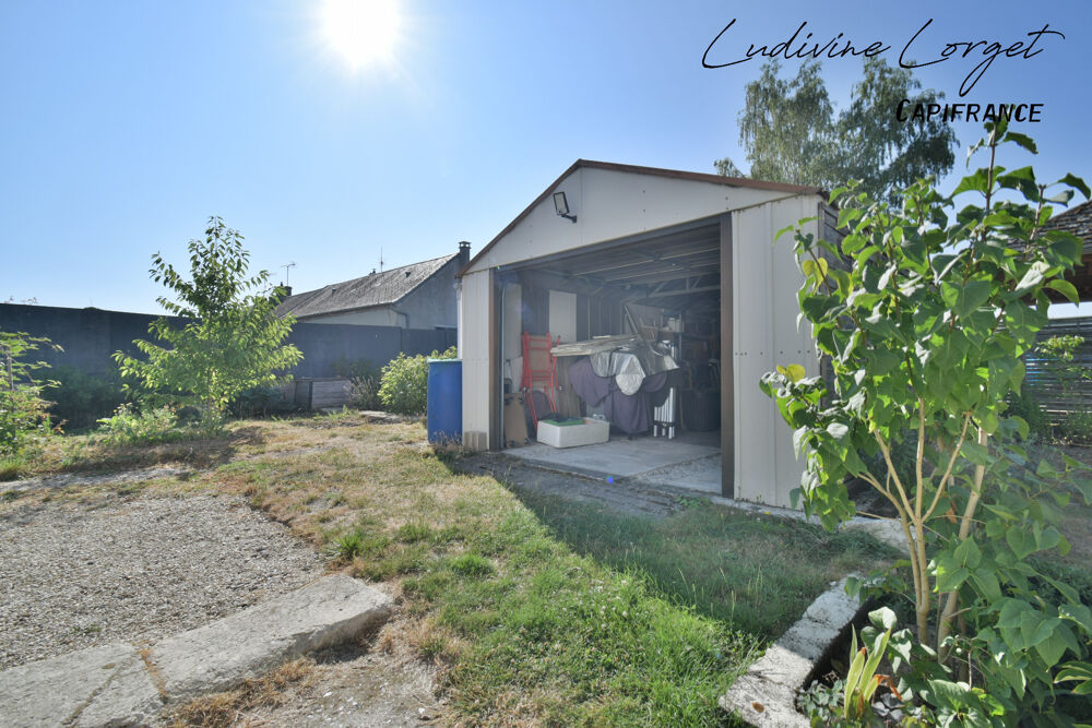 Maison à vendre à Gizy (02) 5 pièces - 114 m²  3 chambres  Dépendance 47 m²  Garage Toiture neuve  DPE D - Terrain 645m2 