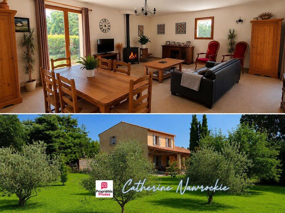 Vente Maison BELLE VILLA 124 M² AVEC GARAGE SUR UN TERRAIN DE 3600 M² - AUREL 84390  399000 Aurel