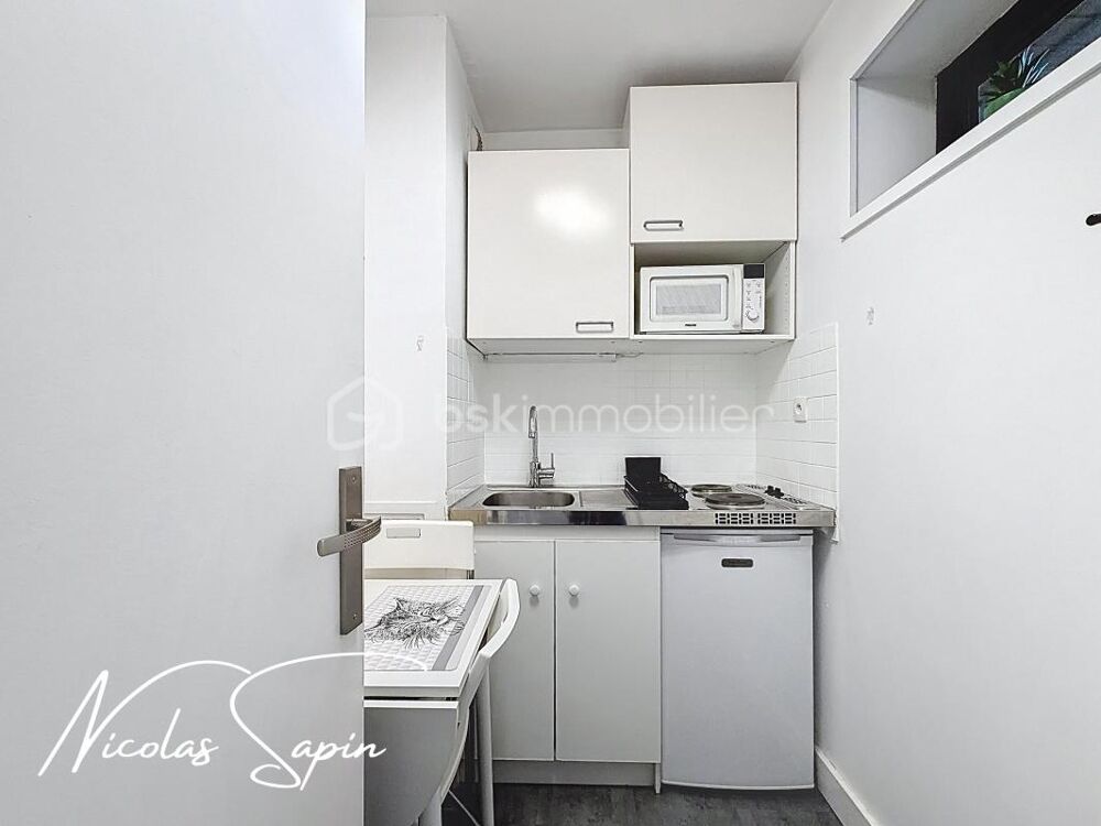 Grenoble Centre  Studio meublé vendu loué  Rentabilité immédiate  Résidence sécurisée avec gardien