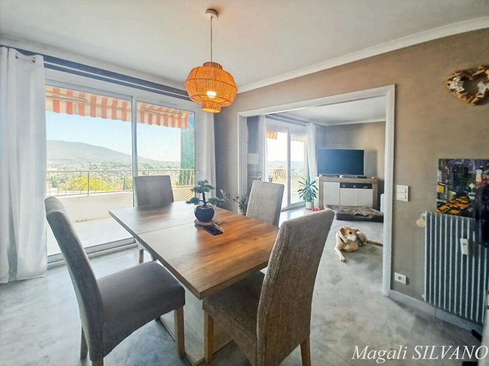 Grand T3/4 VUE MER 75m² der étage GRASSE SUD