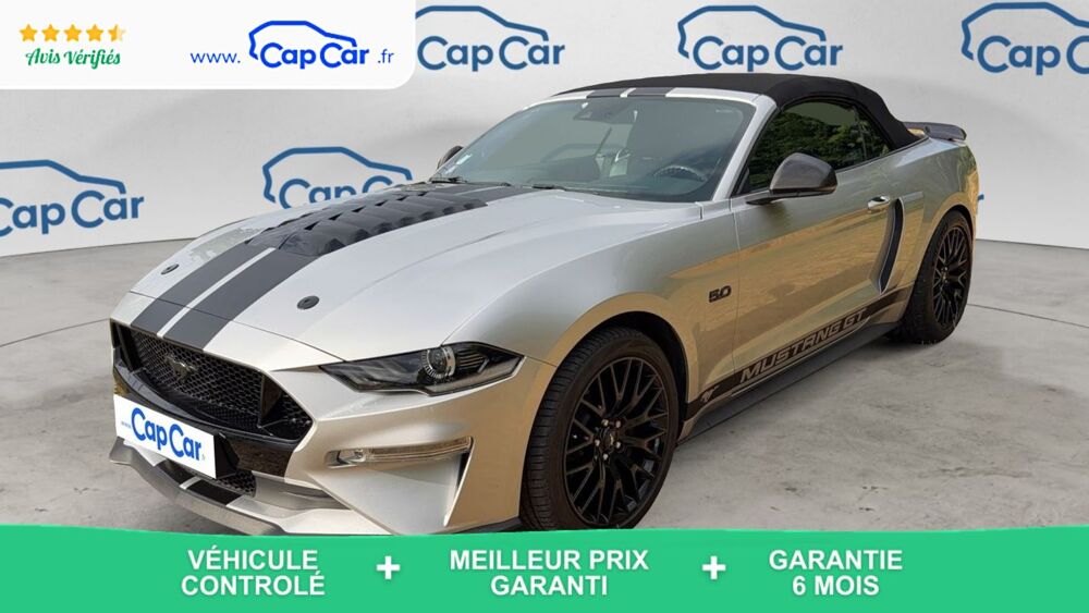 Mustang Cabriolet 5.0 V8 450 BVA10 GT 2018 occasion 60250 Heilles