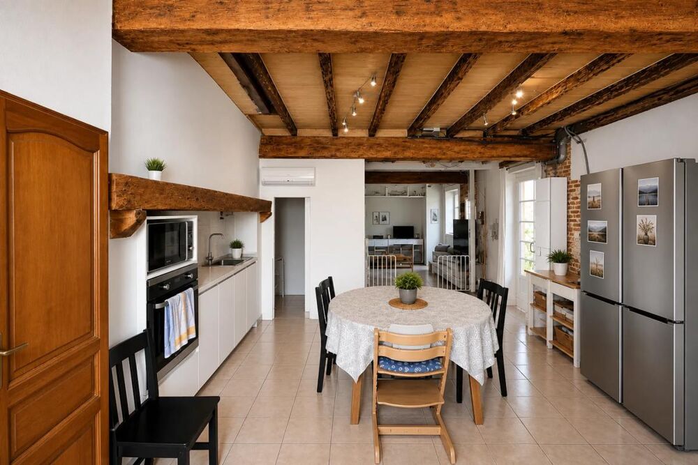 Maison de ville 85 m2 avec annexe de 40m2 SANS JARDIN