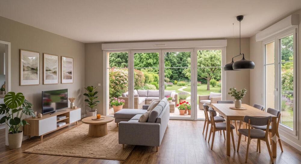 Superbe 4 pièces DUPLEX avec jardin à proximité immédiate des transports !