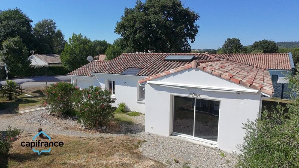 Toulouse, 20 min, Buzet sur Tarn, agréable villa de plain-pied T4 de 2017, 90 m² env + garage de 15m²