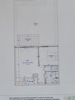  Appartement � vendre 2 pi�ces 47 m�