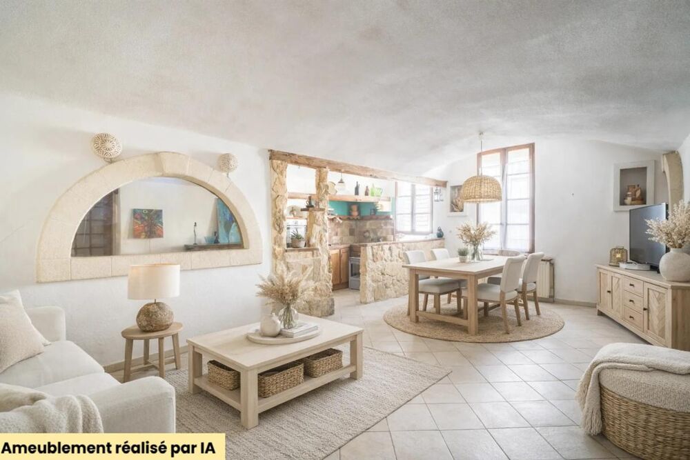 Double Maisons de village à potentiel avec grande terrasse