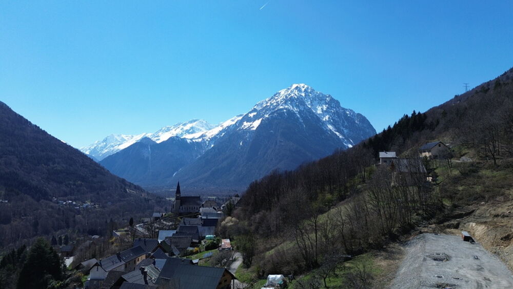Chalet 4 chambres avec terrasse plein sud, vue lac et montagnes  Allemond / Oisans