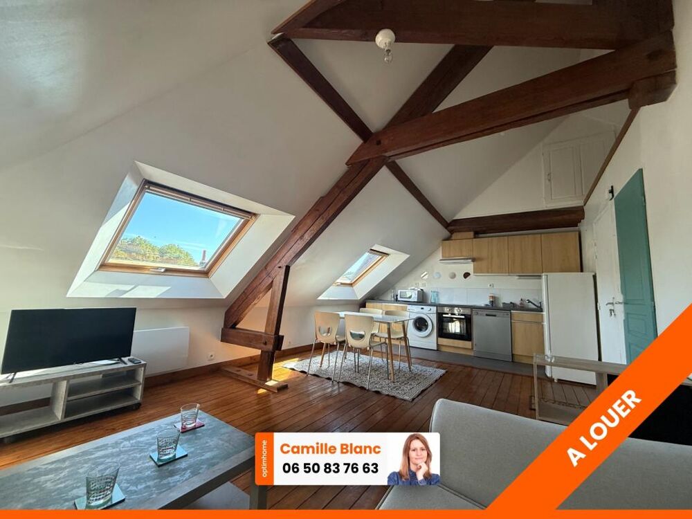 Location Appartement ? JOUY CENTRE – T2 meublé de charme – Parking – Disponible de suite Jouy