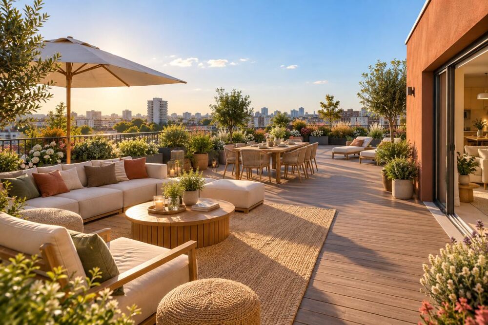 T4 d'exception avec 70 mètres carré de terrasse