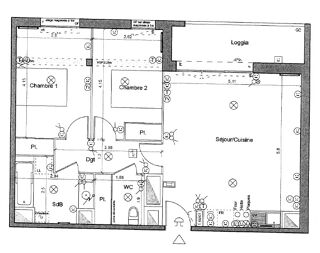  Appartement à louer 3 pièces 66 m²