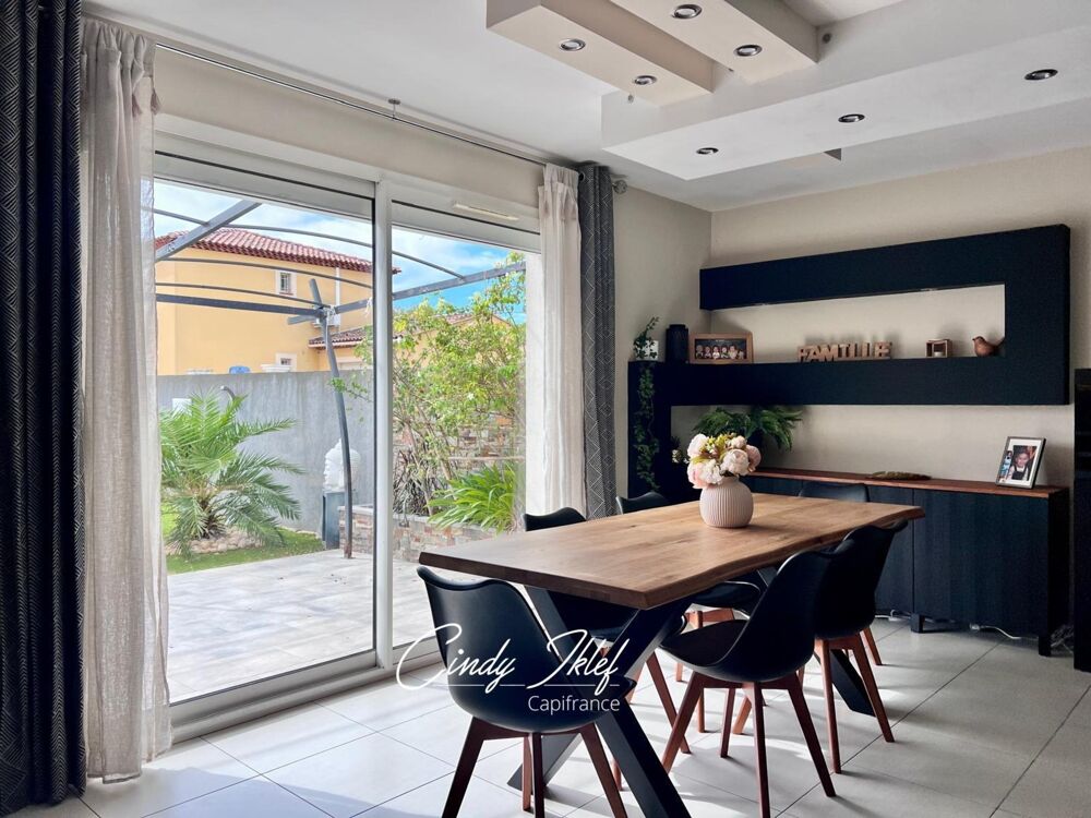 Vente Maison Marignane, Quartier Les Beugons: Maison T4 de 97 m2, de plain-pied et exposée Sud, avec jardin, piscine et un garage de 16 m2 Marignane