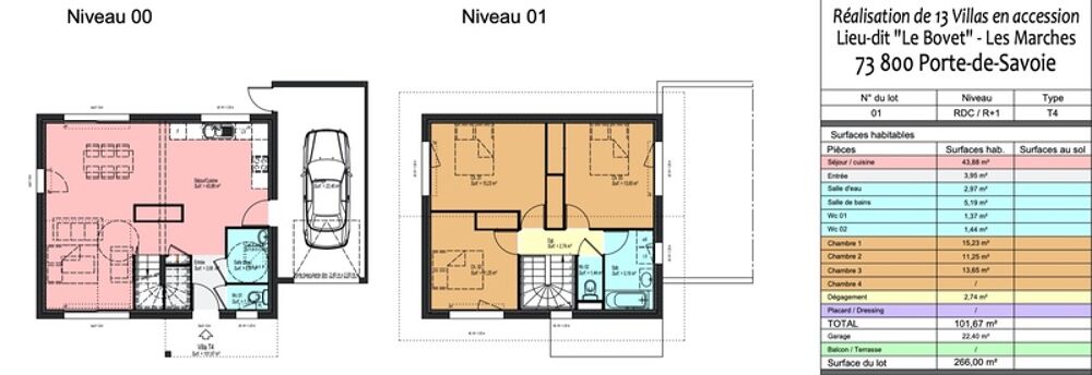 Vente Maison Maison à vendre 4 pièces LES MARCHES (73) - 101,67 M2 Les marches