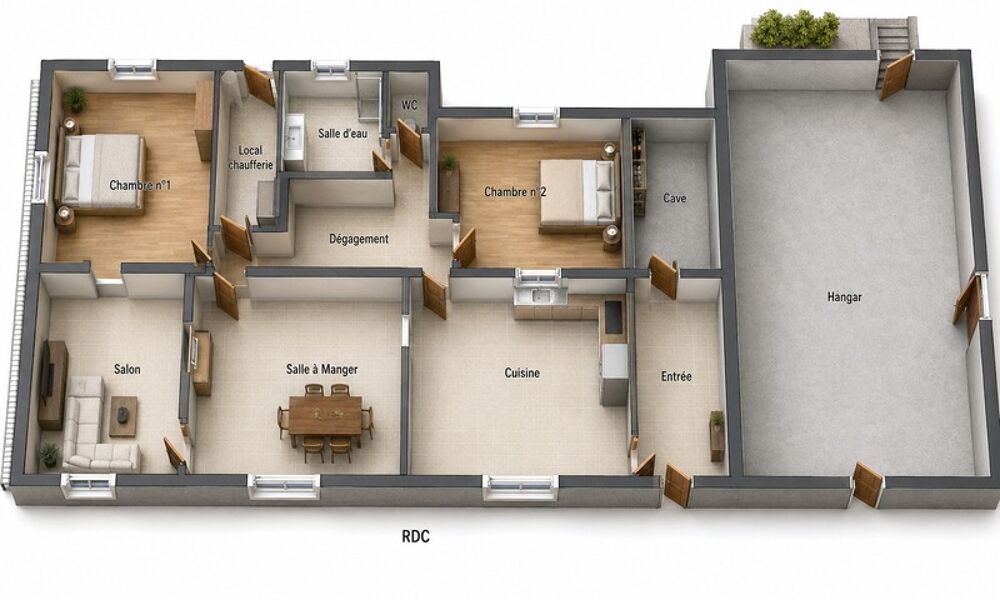 Vente Maison Maison à vendre 6 pièces - Dépendances - 4932 m² Saumur