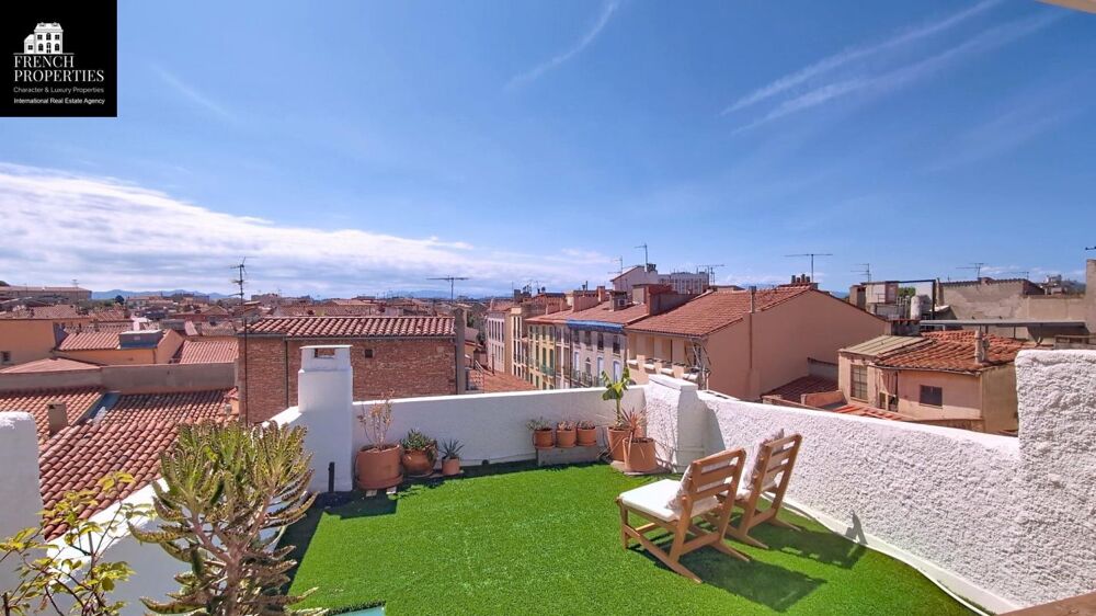 Triplex atypique avec terrasse .Hyper centre ville de Perpignan