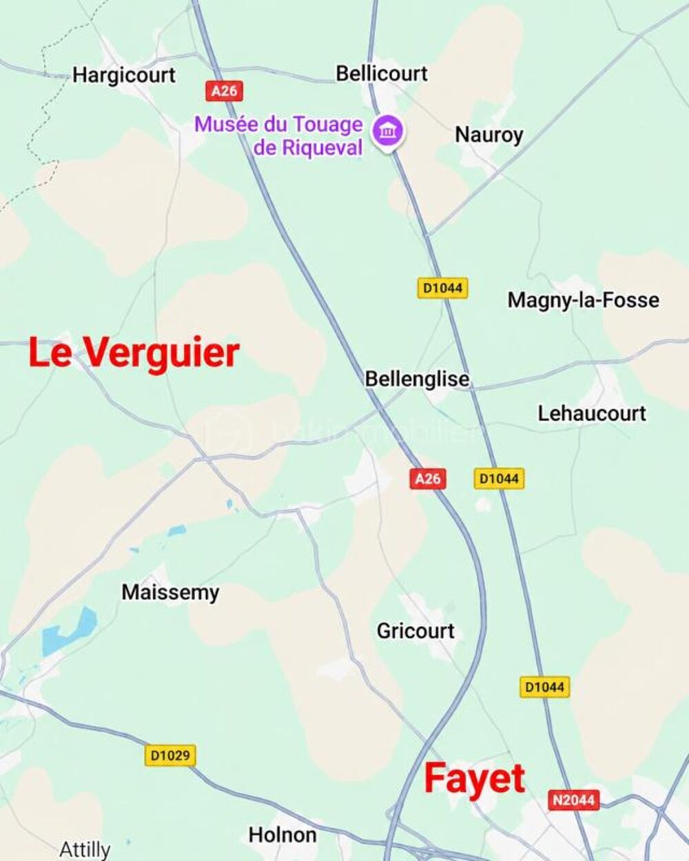 Vente Terrain Terrain à bâtir viabilisé – 852 m² – 19 900 € – Secteur Saint-Quentin / Fayet Le verguier